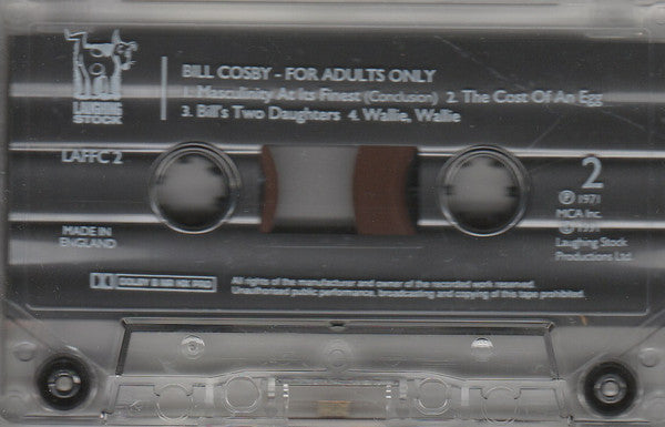 Bill Cosby : For Adults Only (Cass, Album, RE)
