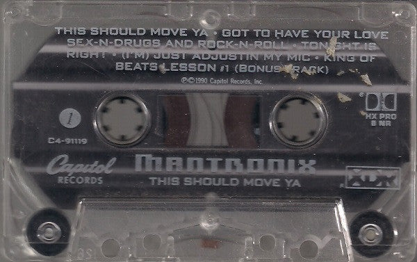 Mantronix : This Should Move Ya (Cass, Album, Dol)