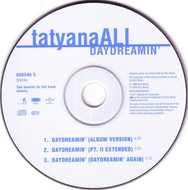 Tatyana Ali : Daydreamin' (CD, Single)