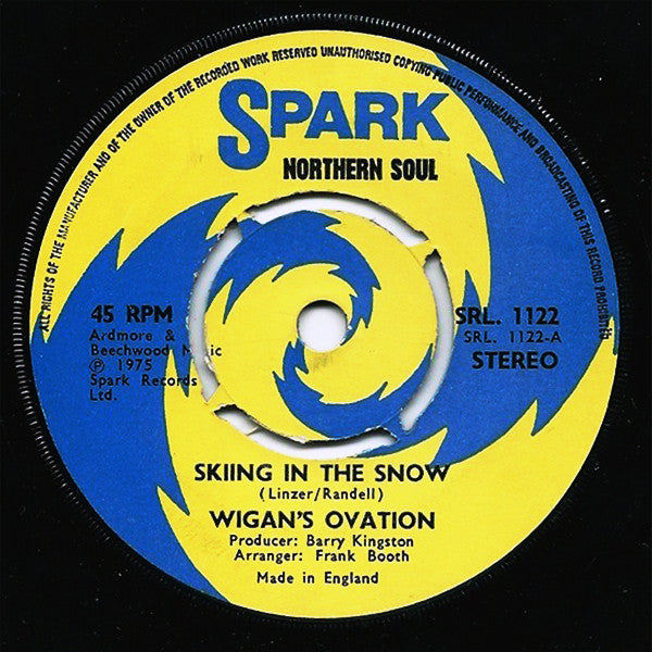 Wigan's Ovation : Skiing In The Snow (7", Single, 4-P)