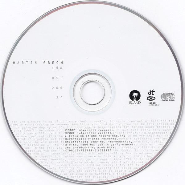 Martin Grech : Open Heart Zoo (CD, Album, S/Edition)