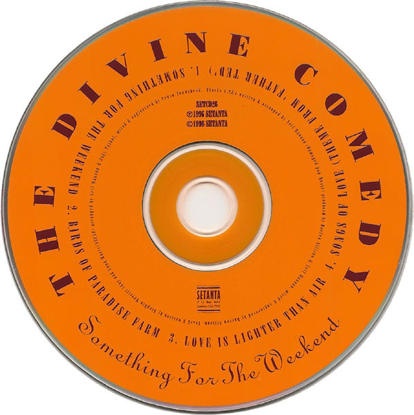 The Divine Comedy : Something For The Weekend (A Casanova Companion No. 1) (CD, Single)
