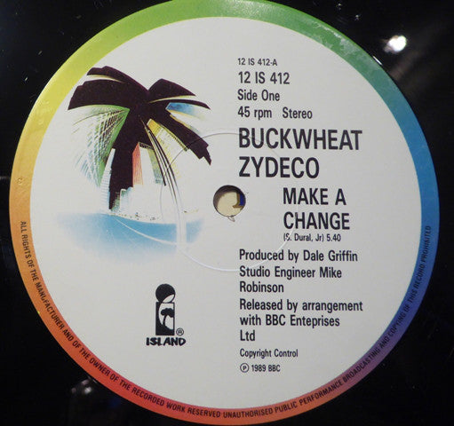 Buckwheat Zydeco : Make A Change (12")