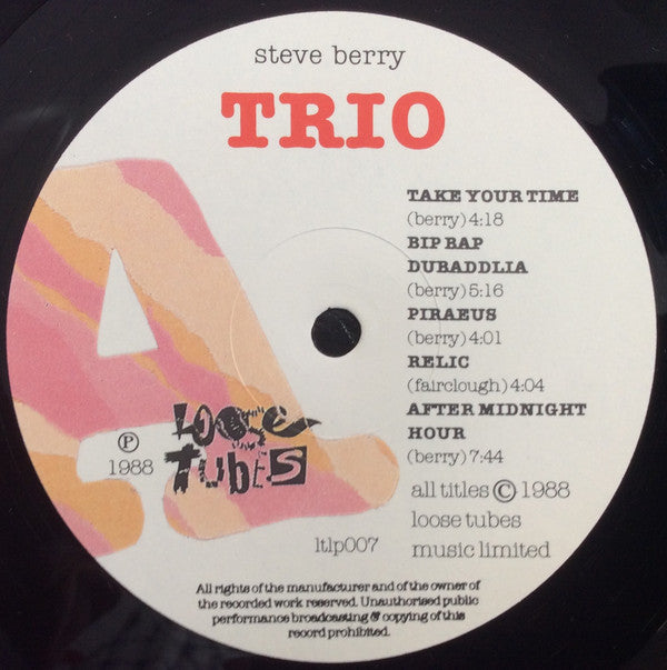 Steve Berry : Trio (LP)