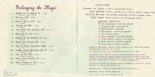 Cake : Prolonging The Magic (CD, Album)