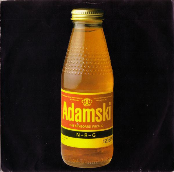 Adamski : N-R-G (7", Single, Sil)