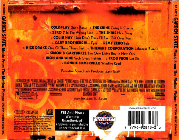 Various : Garden State (Music From The Motion Picture) (CD, Comp)