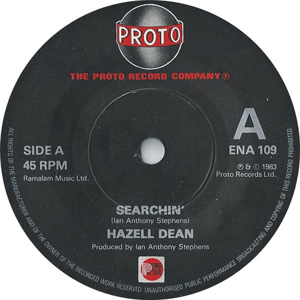 Hazell Dean : Searchin' (7", Single, Bla)