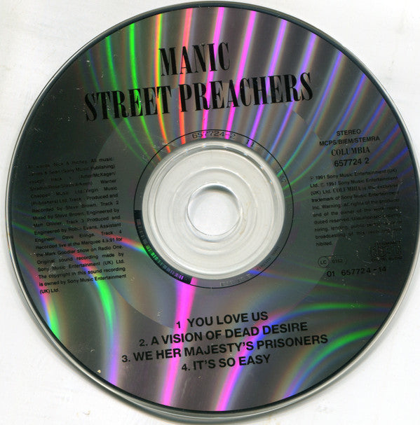 Manic Street Preachers : You Love Us (CD, Single)