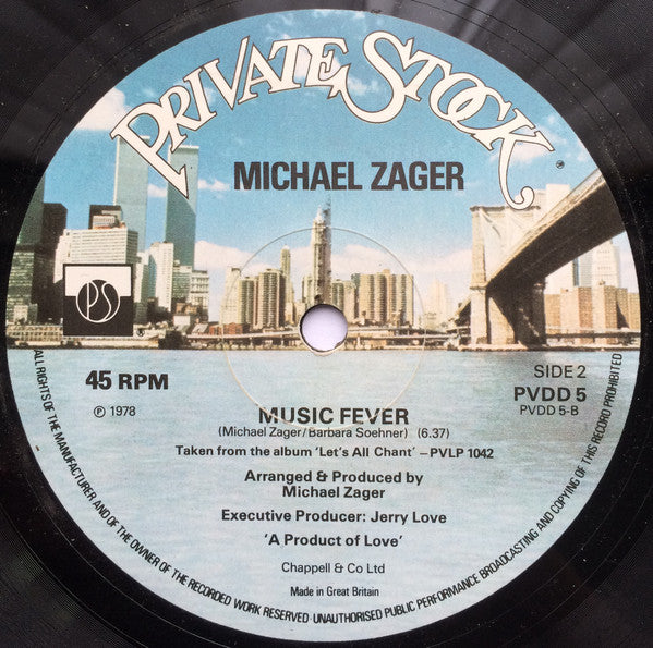 Michael Zager : Soul To Soul / Music Fever (12")
