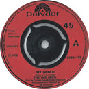 Bee Gees : My World (7", Single, Red)