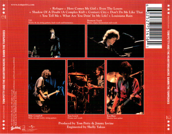 Tom Petty And The Heartbreakers : Damn The Torpedoes (CD, Album, RE, RM)