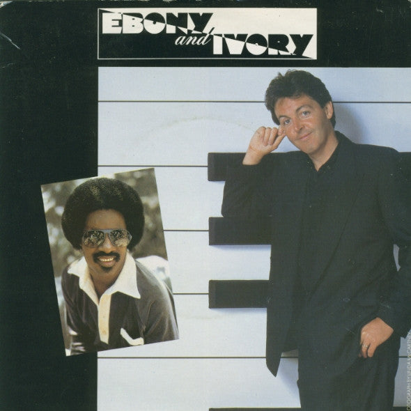 Paul McCartney : Ebony And Ivory (7", Single, Sol)