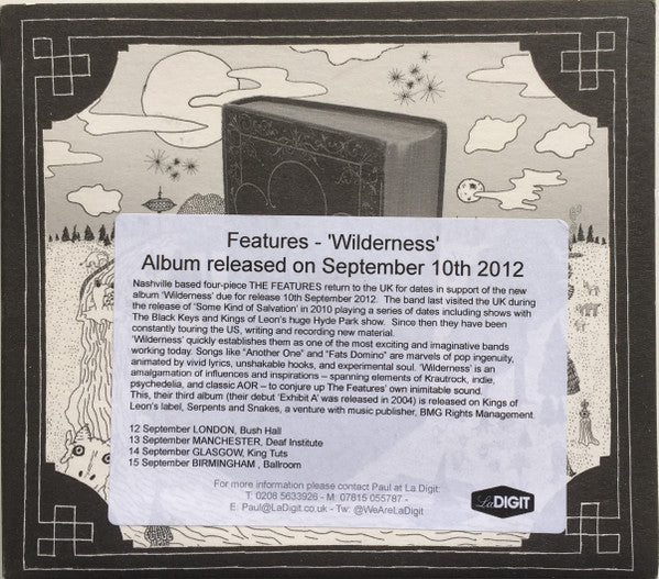 The Features : Wilderness (CD, Album)