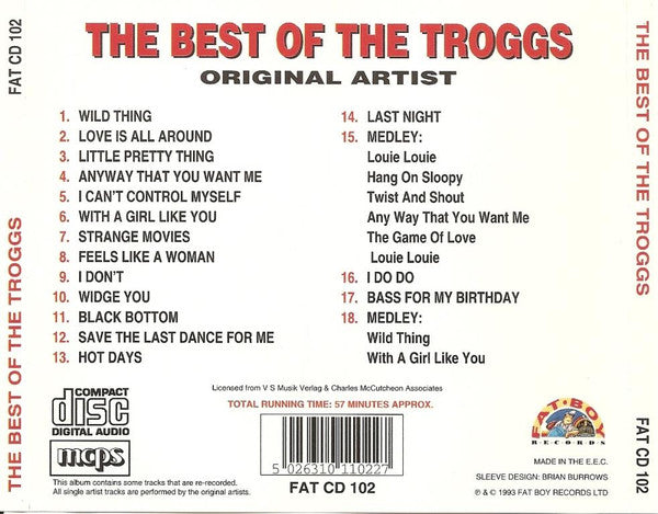The Troggs : The Best Of The Troggs (CD, Comp)