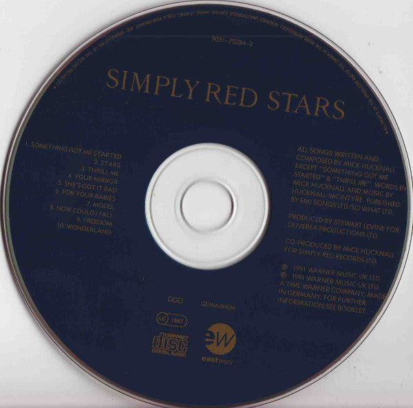 Simply Red : Stars (CD, Album)