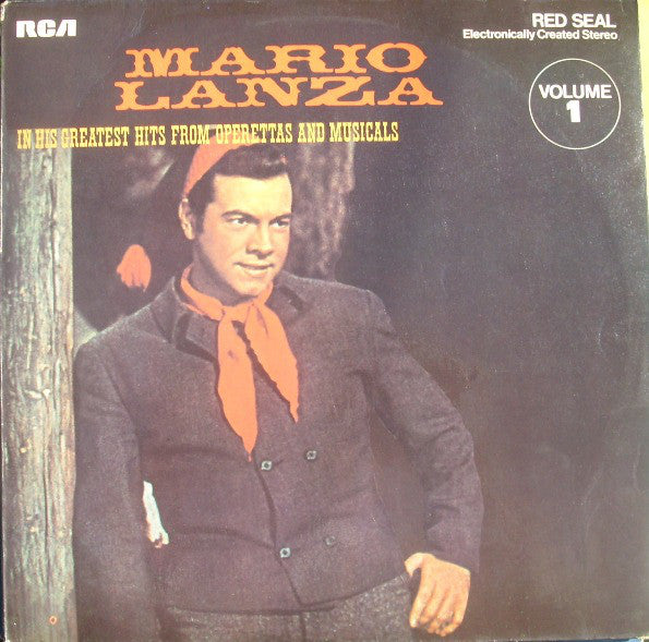 Mario Lanza : In His Greatest Hits From Operettas And Musicals Volume 1 (LP, Comp)