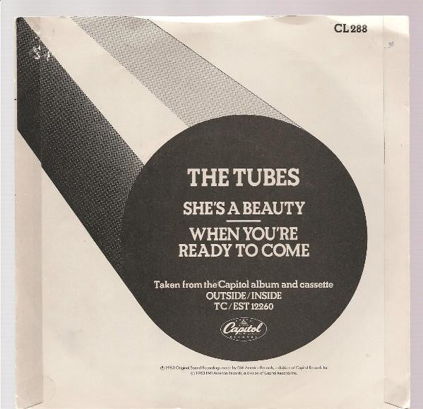 The Tubes : She's A Beauty (7", Single)