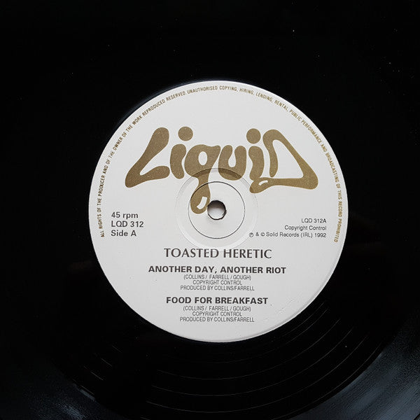 Toasted Heretic : Another Day, Another Riot (12", Single)