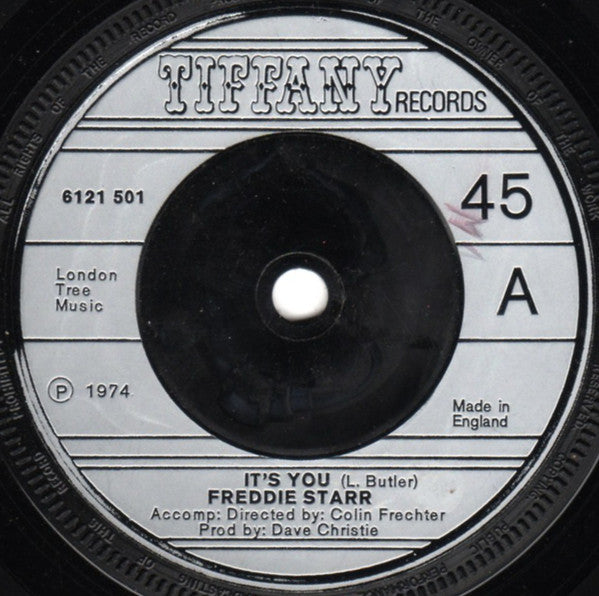 Freddie Starr : It's You (7", Single, Sil)