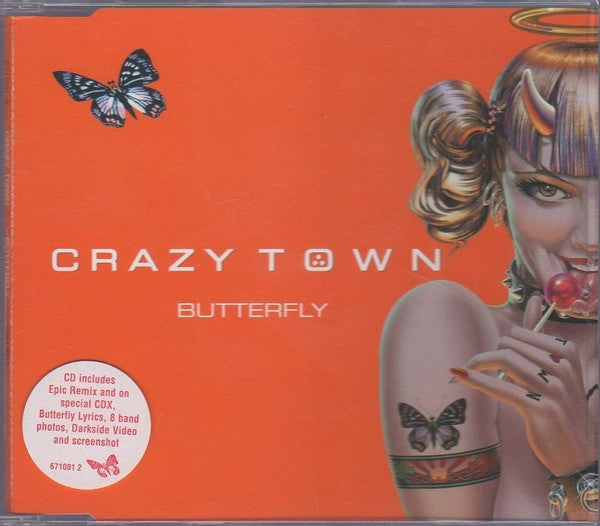 Crazy Town : Butterfly (CD, Enh)