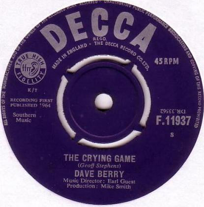 Dave Berry : The Crying Game (7", Single)