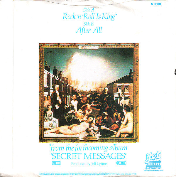 Electric Light Orchestra : Rock 'n' Roll Is King (7", Single, Sil)