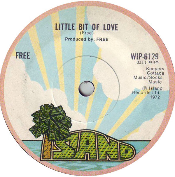 Free : Little Bit Of Love / Sail On (7", Single, Sol)
