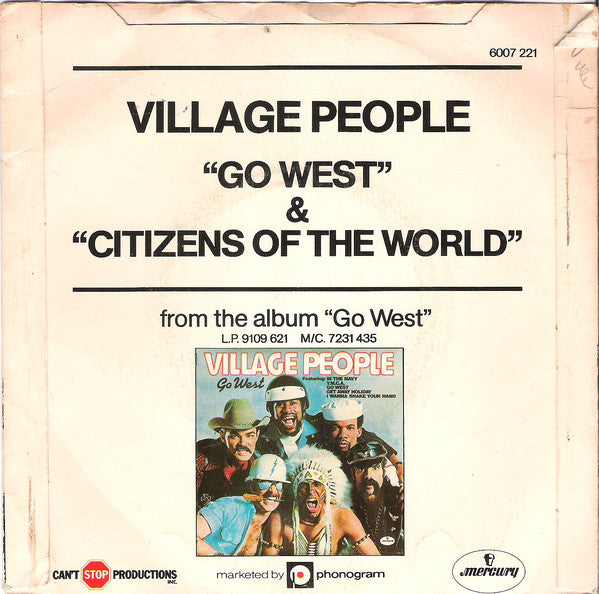 Village People : Go West (7", Single)