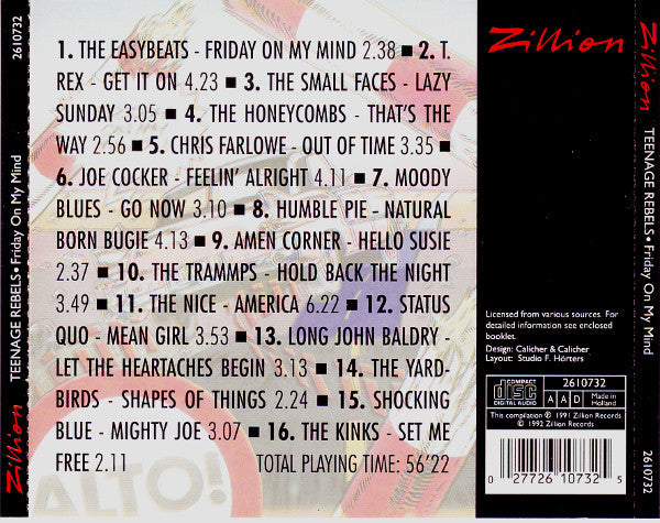 Various : Friday On My Mind (CD, Comp)