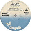 David Grant : Love Will Find A Way (12", Single)
