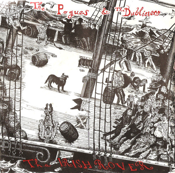 The Pogues & The Dubliners : The Irish Rover (7", Single, Glo)
