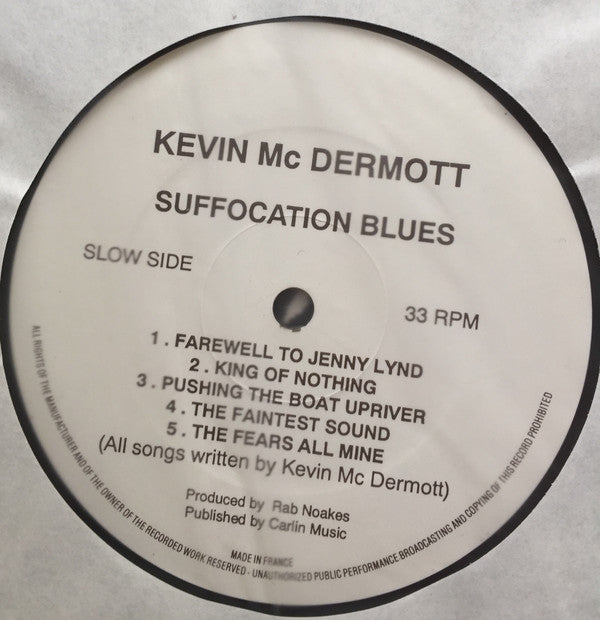 Kevin McDermott : Suffocation Blues (12", MiniAlbum, RE)