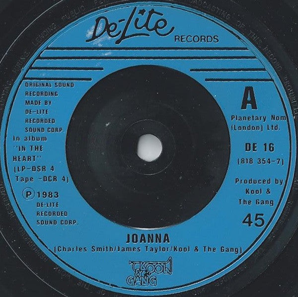 Kool & The Gang : Joanna / Tonight (7", Single)