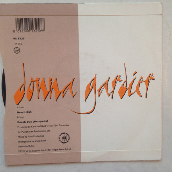 Donna Gardier : Reach Out (7", Single)