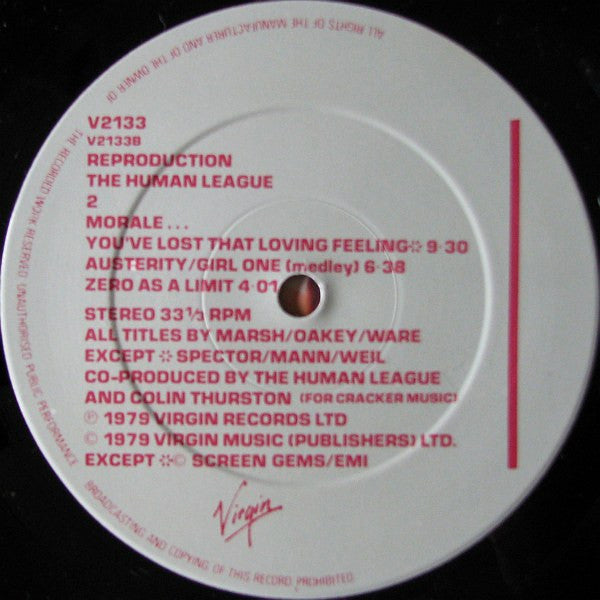 The Human League : Reproduction (LP, Album)