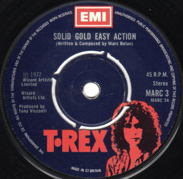 T. Rex : Solid Gold Easy Action (7", Single, Pus)