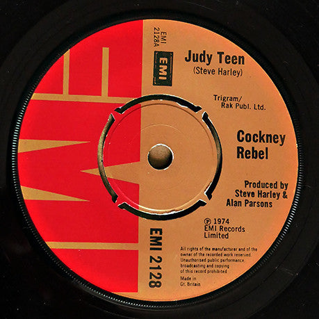 Cockney Rebel : Judy Teen (7", Single)