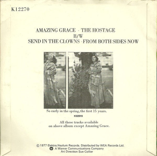 Judy Collins : Amazing Grace / The Hostage (7", EP, RP, Bla)