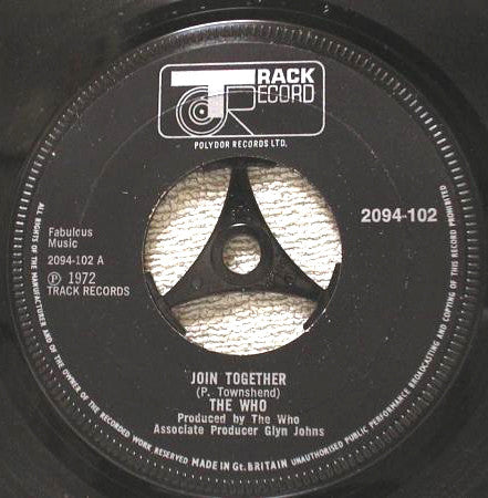 The Who : Join Together (7", Single, Juk)