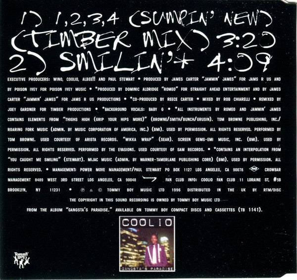 Coolio : 1, 2, 3, 4 (Sumpin' New) (CD, Single)