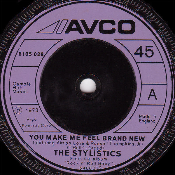 The Stylistics : You Make Me Feel Brand New (7", Single)