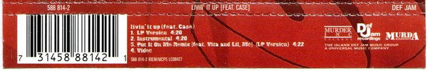 Ja Rule Feat. Case : Livin' It Up (CD, Single, Enh)