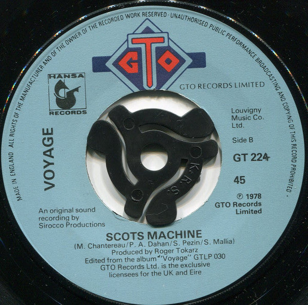 Voyage : From East To West / Scots Machine (7", Single)