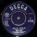 Billy Fury : What Am I Gonna Do (7")