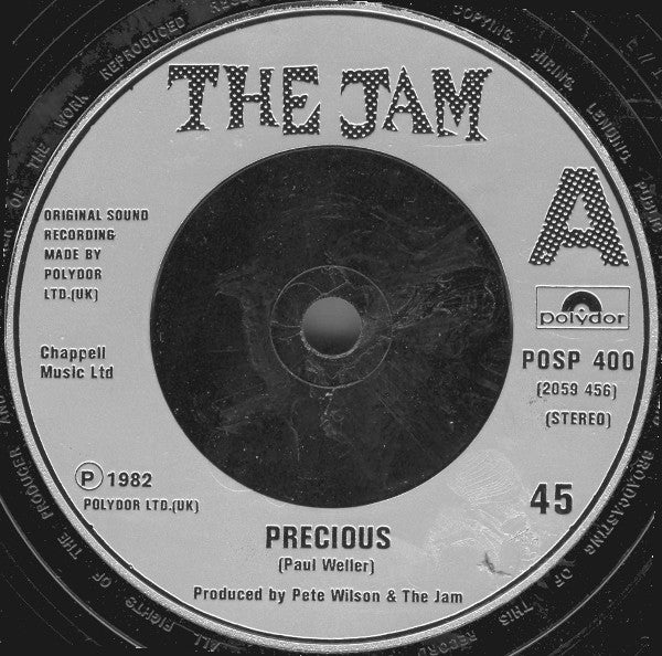 The Jam : Town Called Malice / Precious (7", Single, Sil)