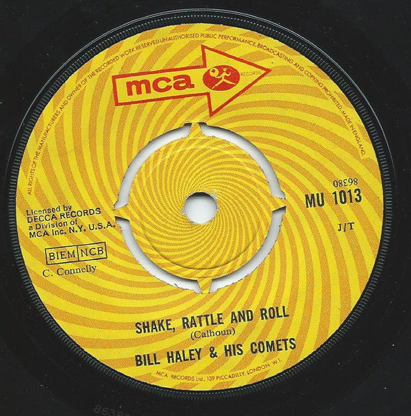 Bill Haley And His Comets : (We're Gonna) Rock Around The Clock (7", Single)