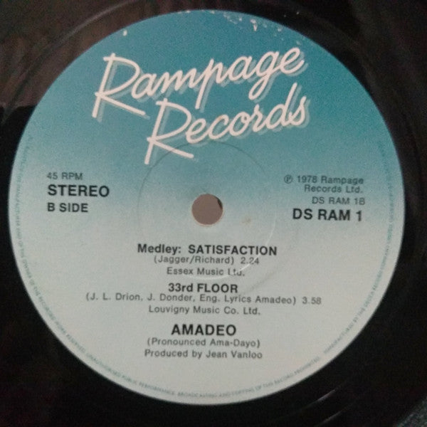 Amadeo : Moving Like A Superstar (12", Single)