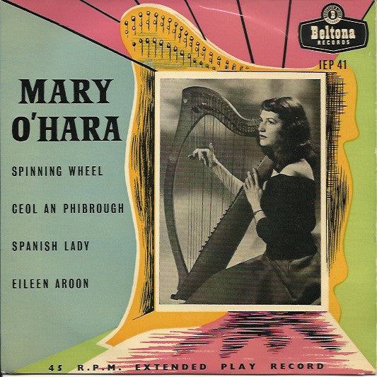 Mary O'Hara : Singing To Her Own Harp Accompaniment (7", EP)
