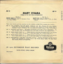 Mary O'Hara : Singing To Her Own Harp Accompaniment (7", EP)